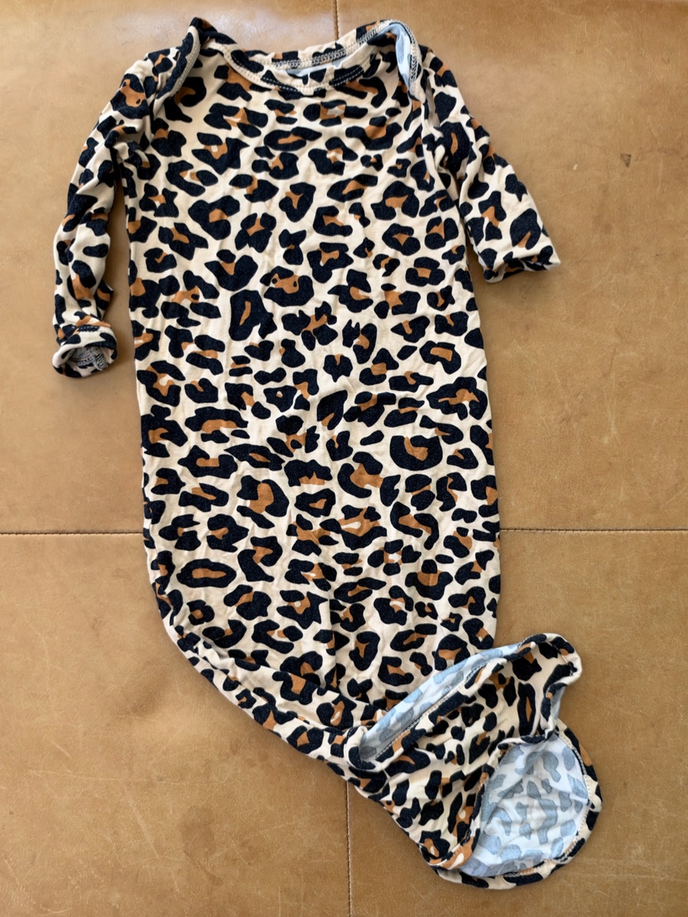 Posh Peanut Viscose Bamboo Gown 0-3M